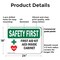 Signmission First Aid Kit AED Inside Cabinet With Symbol, 24 in W x Rectangle, Plastic OS-2PACK-SF-P-1824-L-10622 - alternate 7